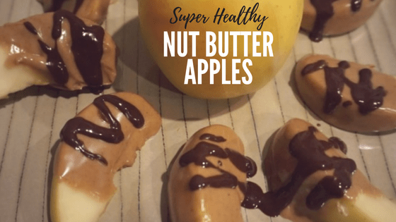 Super Healthy Nut Butter Apples for Clean Eating