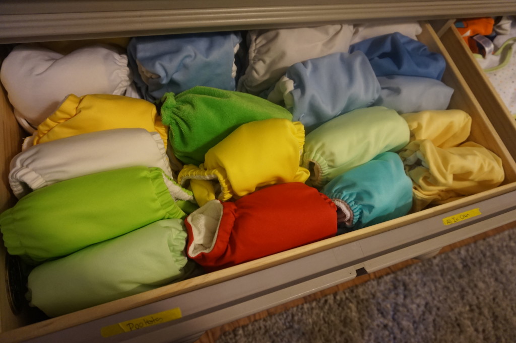 how to store cloth diapers