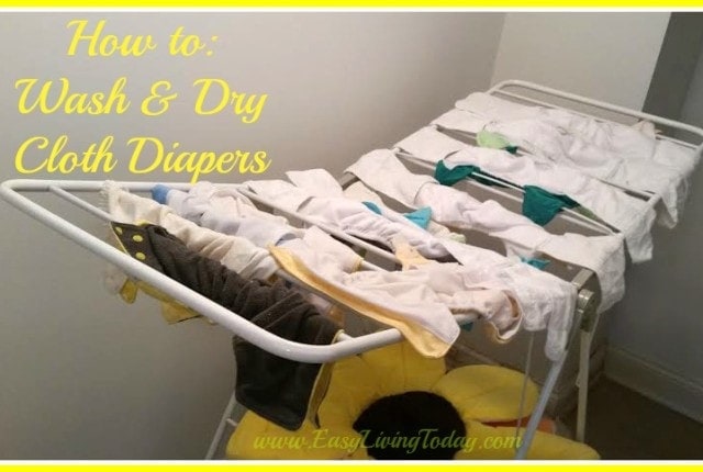 How to Wash and Dry Cloth Diapers