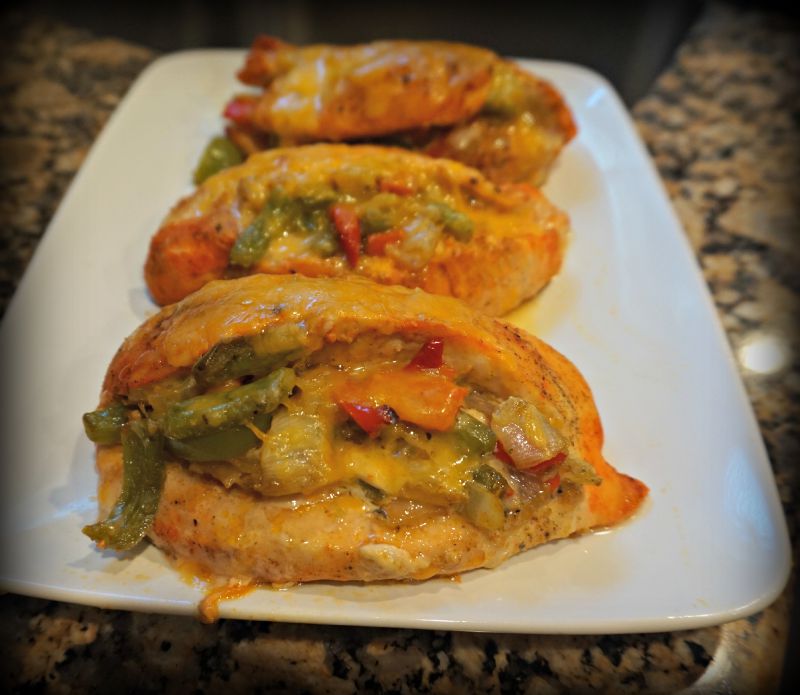 fajita stuffed chicken