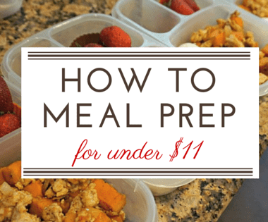 how to meal prep breakfast