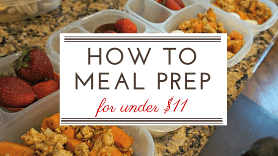How to Meal Prep Breakfast for a Week – Under $11