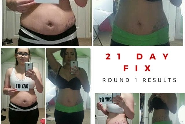21 Day Fix Real Results – Round 1!