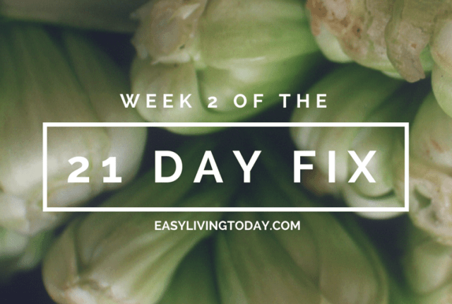 21 Day Fix – Week 2
