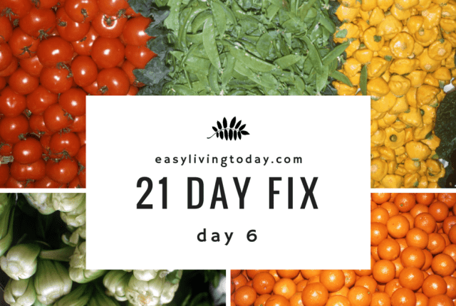 21 Day Fix – Day 6
