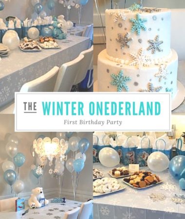 Winter Wonderland First Birthday Party