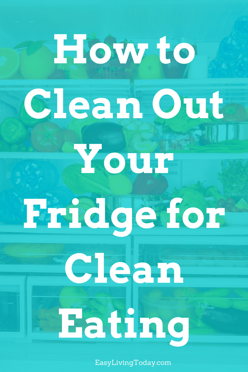 Are you constantly tempted by the ice cream in your freezer or the hot dogs in your fridge? Then it's time to clean out your fridge & prepare for clean eating and a general healthy lifestyle.
