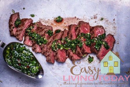 Steak with Chimichurri Sauce