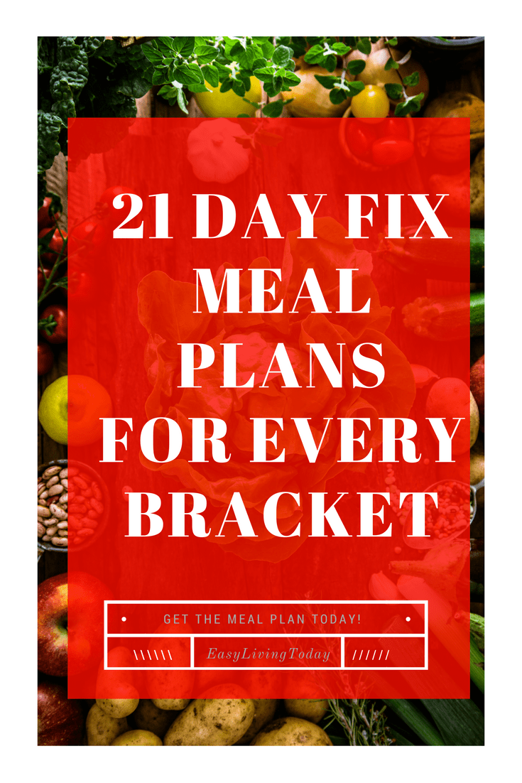 21 Day Fix Easy Meal Plan for Bracket E : My Crazy Good Life