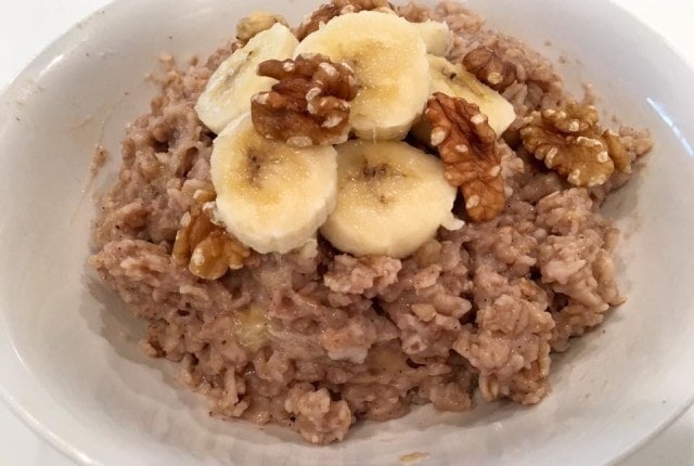 Crockpot Banana Nut Oatmeal