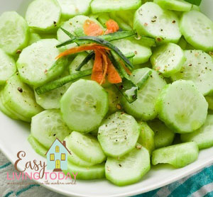 Refreshing Cucumber Lime Salad