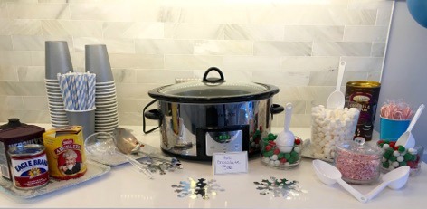 Hot Chocolate Bar + Crockpot Hot Chocolate Recipe