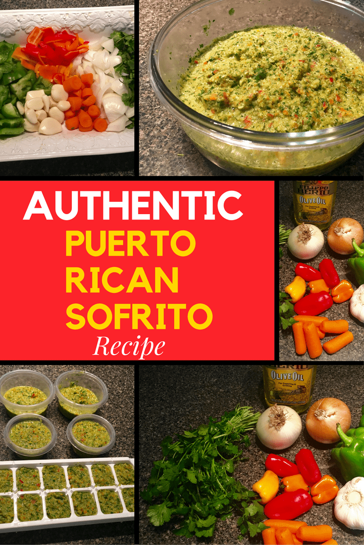 Authentic Puerto Rican Sofrito- the healthy version!