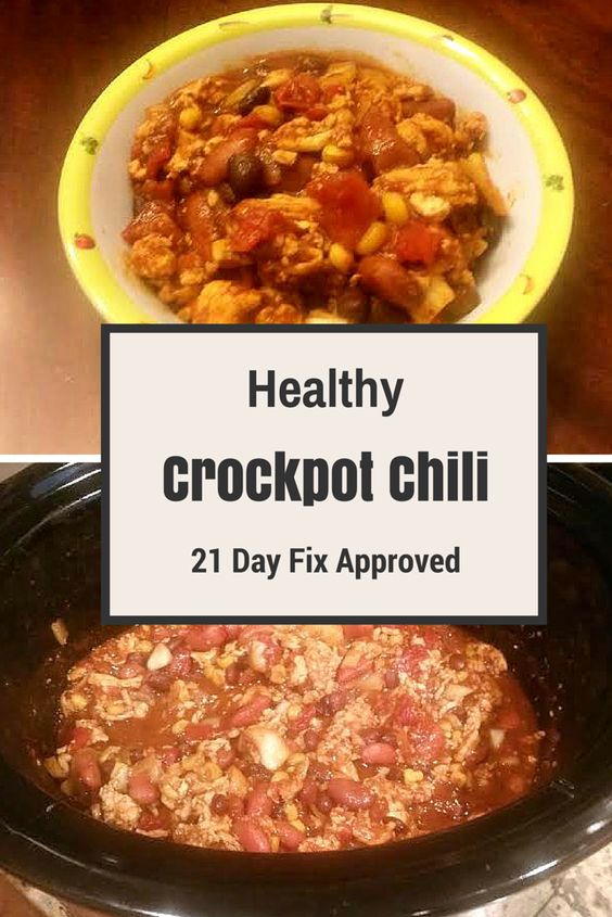 Delicious and healthy turkey crockpot chili recipe! Tastes just like Wendy's Chili but is only 256 calories and has 16g of protein! Good, clean eating!