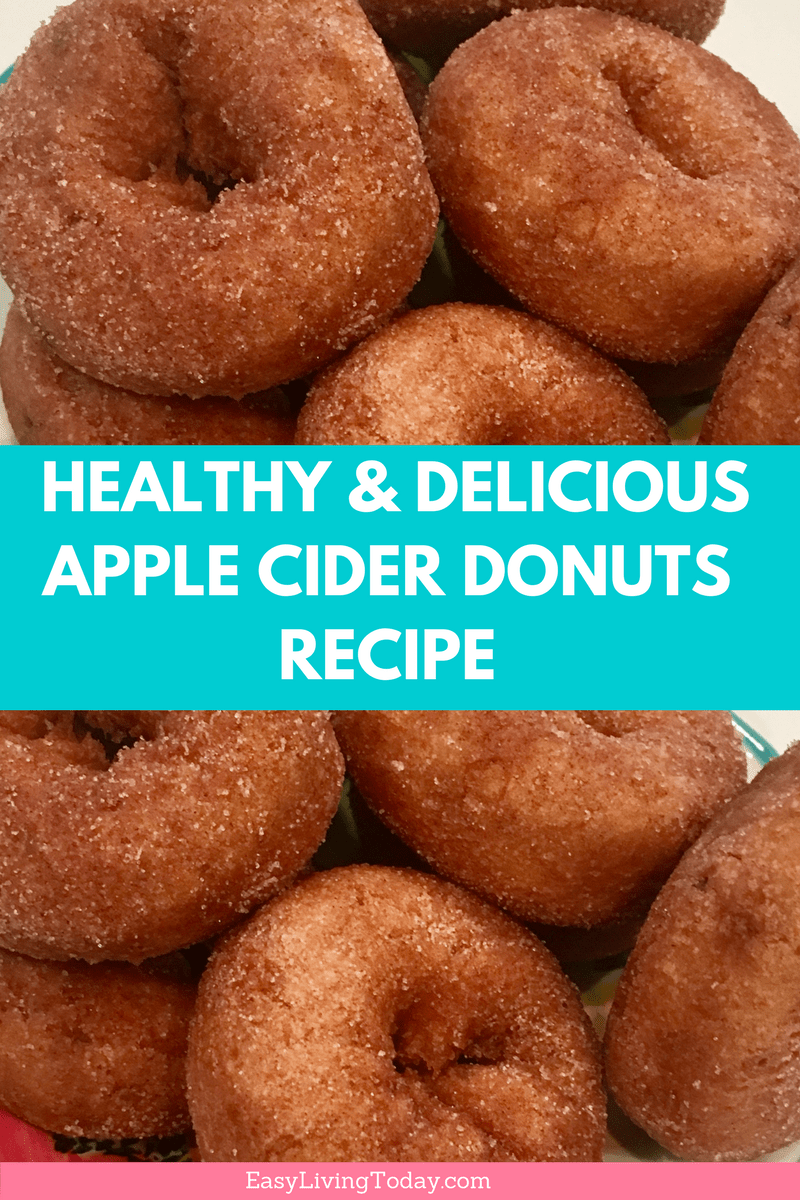 Do you love the fall and all of the apple cider that comes with it?! This healthy and easy apple cider donuts recipe is delicious! Bonus: You can eat more than one without feeling guilty a few minutes later! It's the perfect fall dessert for clean eaters 😉