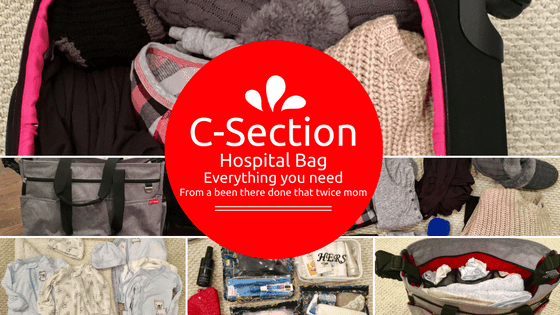 What's In My Hospital Bag, C-Section Delivery (Organized Jen)