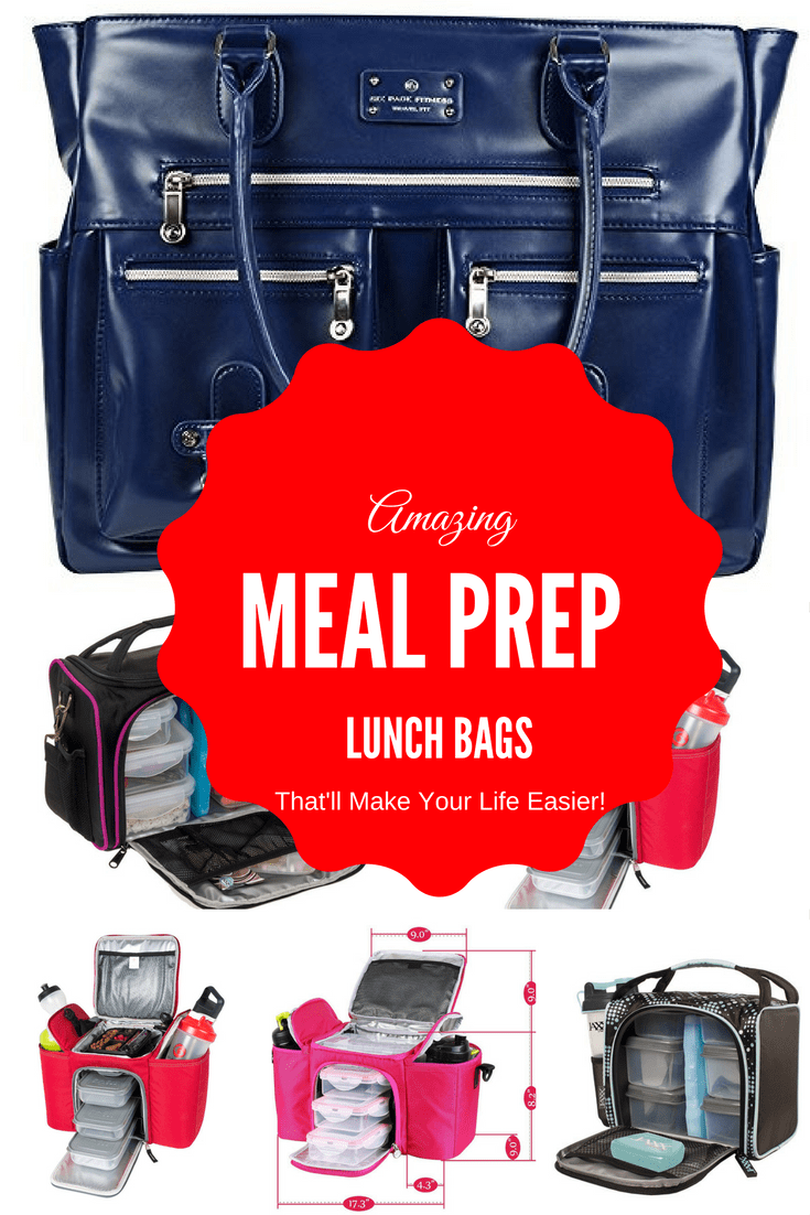 These AMAZING meal prep lunch bags will make your life so much easier! They will help keep you on track no matter where you are!