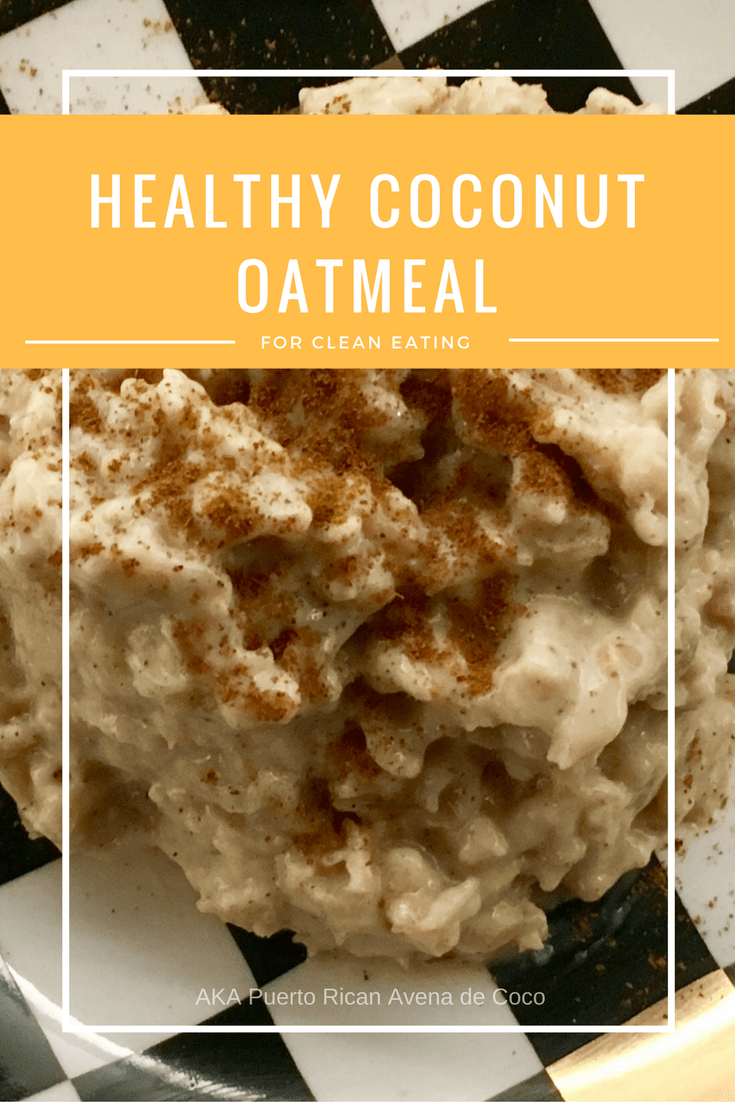healthy coconut oatmeal