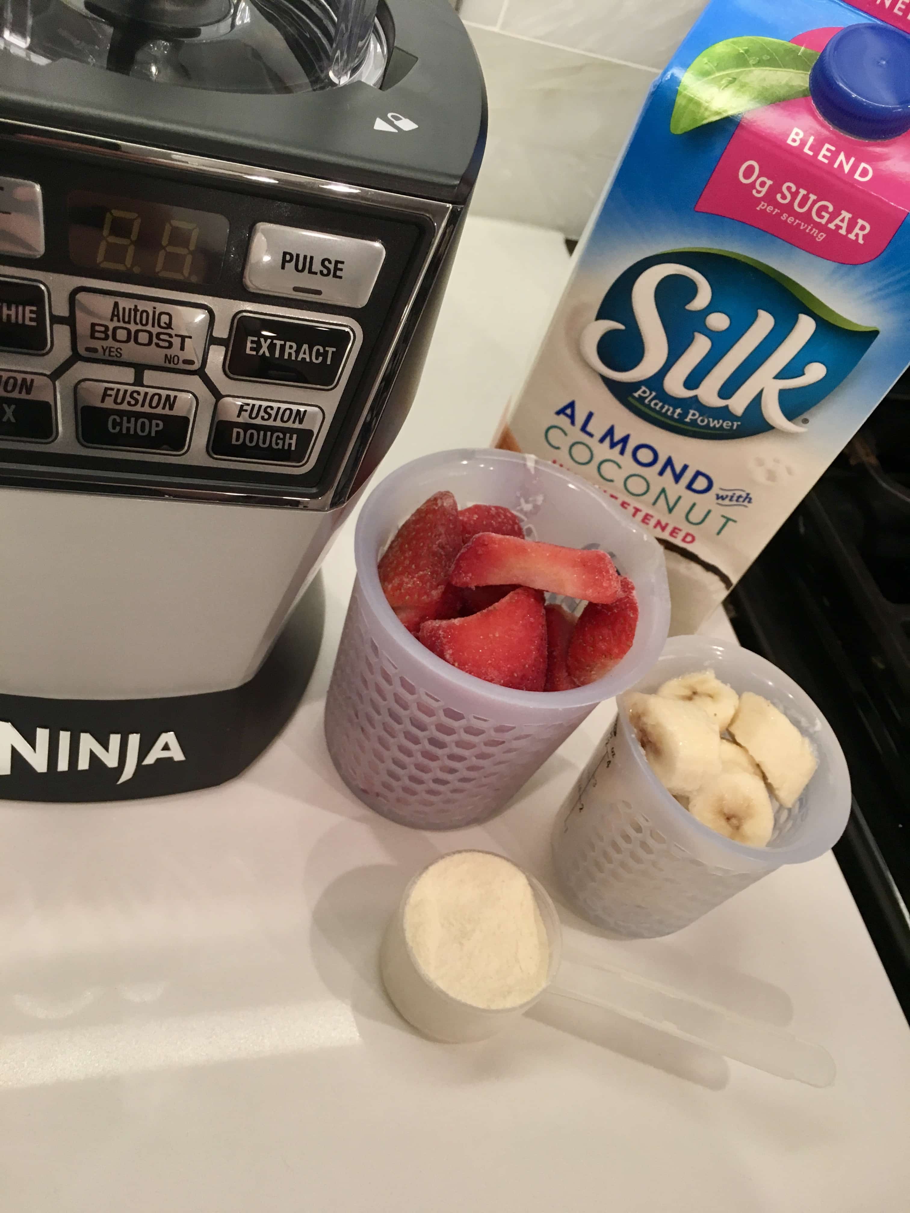 strawberry banana protein shake recipe