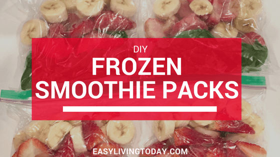 Healthy Make Ahead DIY Frozen Smoothie Packs