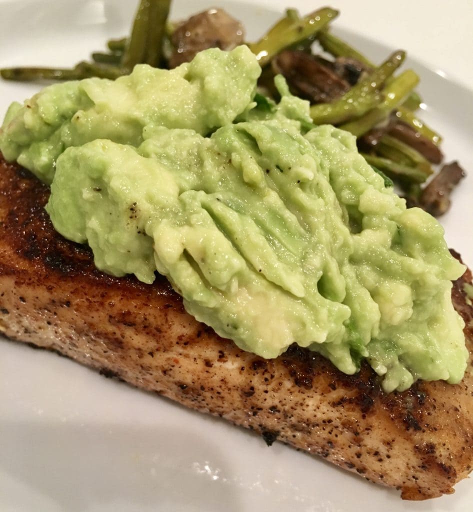 Grilled Salmon and Avocado Salsa