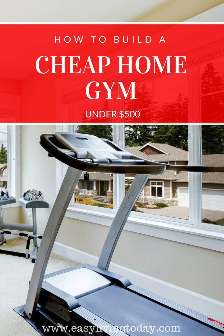 Want to workout like a pro from the comfort of your own home? Here's how to build a home gym that'll get the job done for less than $500! Great cheap home gym ideas for anyone wanting to learn how to build a home gym on a budget.