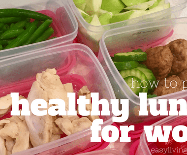 how to pack a healthy lunch for work