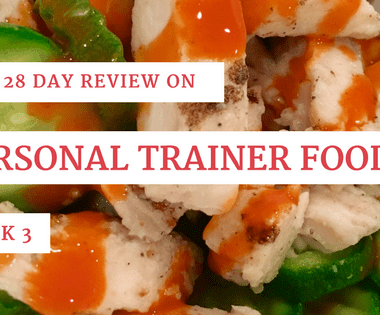 personal trainer food delivery banner