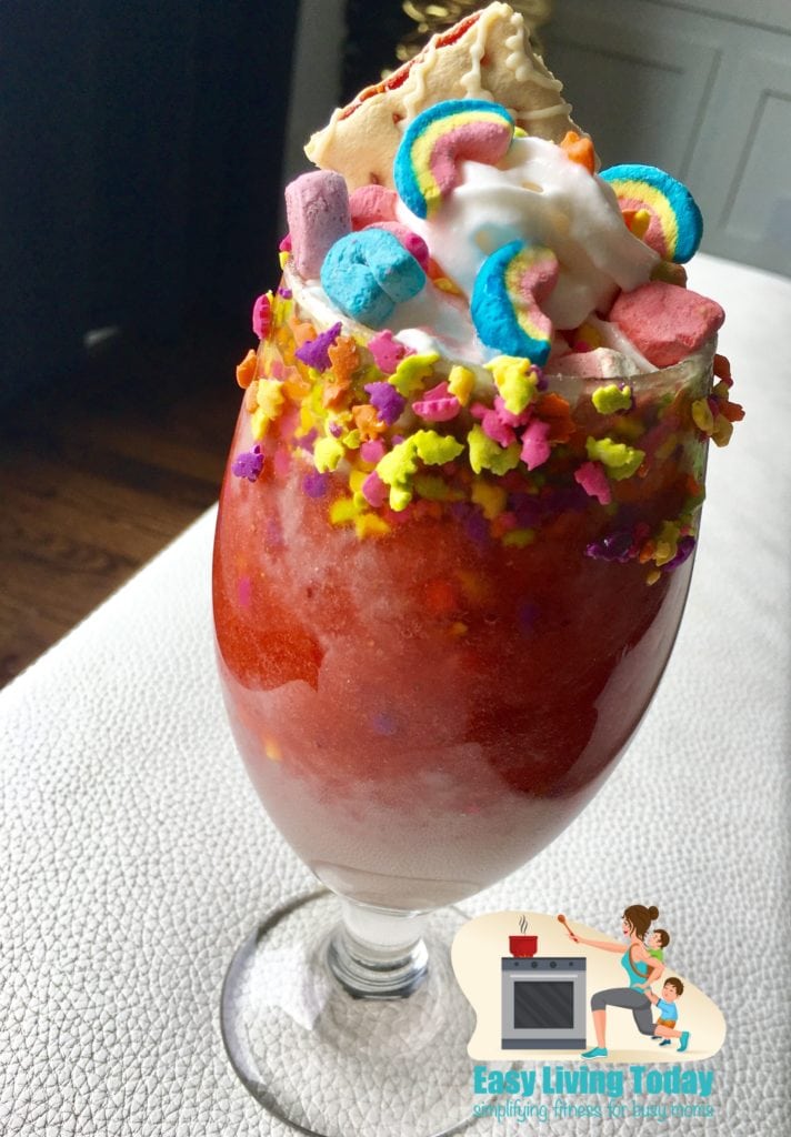 Healthier Unicorn Milkshake