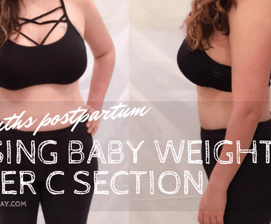 losing baby weight after c section
