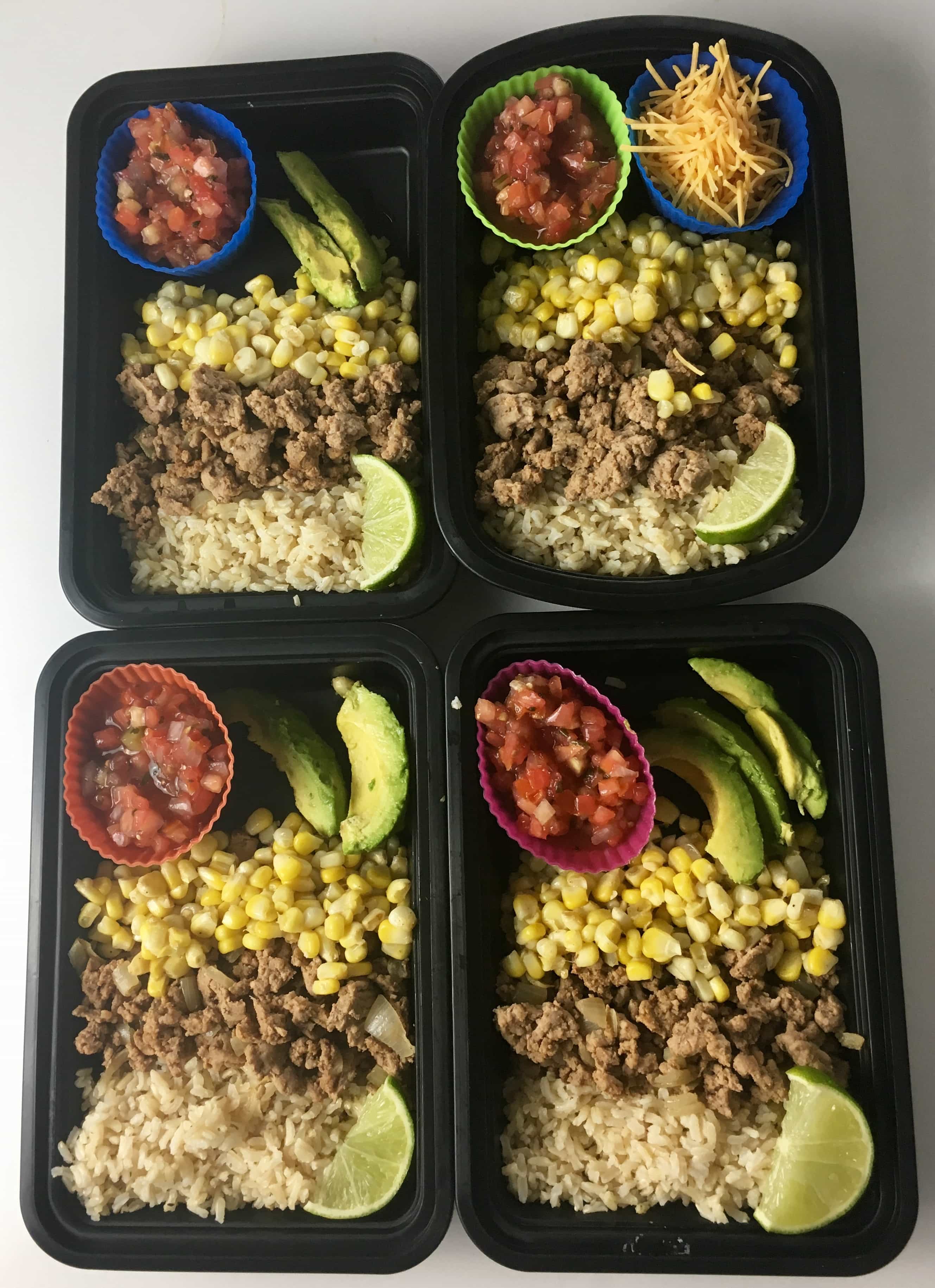 ground turkey burrito bowl