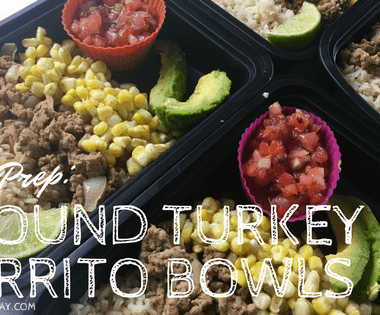 ground turkey burrito bowl