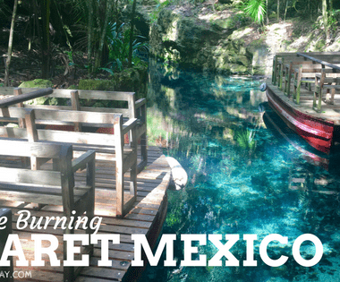 xcaret eco theme park banner