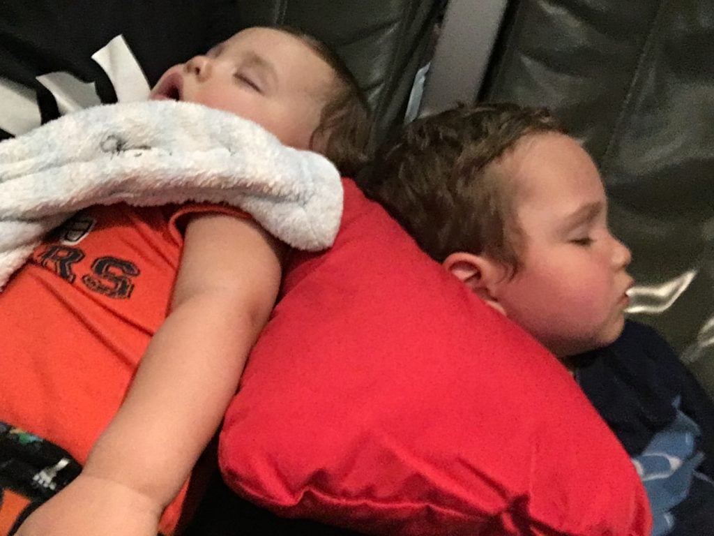 How to Travel With Babies sleeping