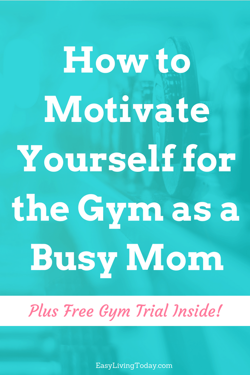 It's hard to find the motivation to hit the gym when you're a busy mom, but here is the best way to find your motivation to workout at the gym & you're going to love it! Plus, free gym trial inside. #gymmotivation #fitness #fitmom #busymom