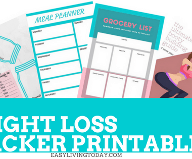Free Weight Loss Tracker Printable BANNER