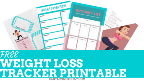 Cute, Fun &amp; Free Weight Loss Tracker Printable!