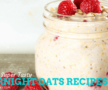 These healthy overnight oats breakfast recipes are delicious and packed with protein. They are perfect for clean eating and the 21 Day Fix since they're super easy and low calorie 1