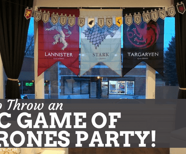 game of thrones birthday party banner