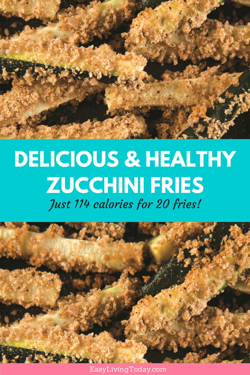 Love fries but not the calories & fat? These healthy zucchini fries baked to perfection are just what you need to cut that craving! Click to get this low carb, oven baked recipe!