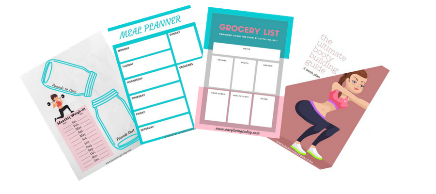 health and fitness printables bundle