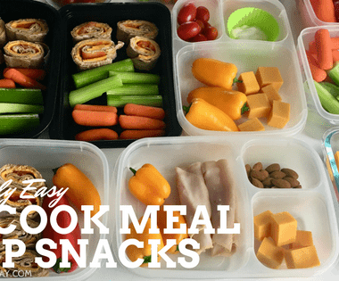 healthy no cook meal prep snacks banner