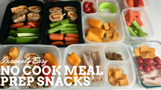Insanely Easy No Cook Healthy Snacks for Meal Prep