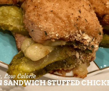 cuban sandwich stuffed chicken recipe banner