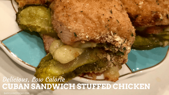 Healthy Cuban Sandwich Stuffed Chicken that Tastes Like a Cheat!