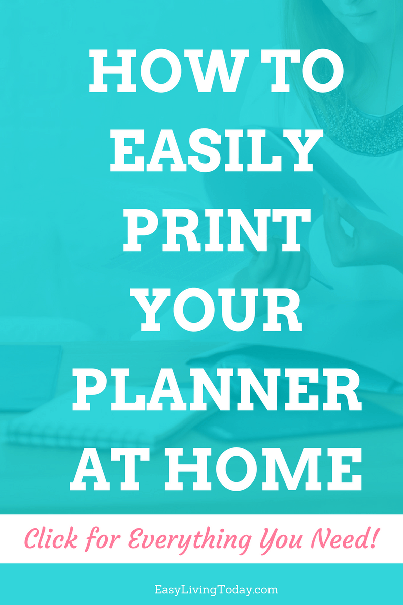 Not sure how to print your planner pages at home? It's actually super easy! Let's walk through it step by step and you'll be done in no time. I also include links to everything you need. #planneraddict #fitnessplanner #plannernerd
