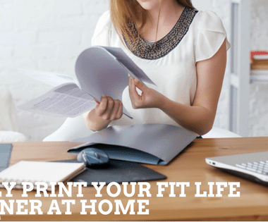 how to print fit life planner pages