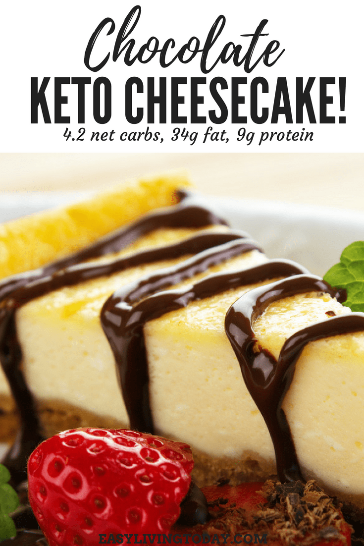 best easy chocolate keto cheesecake low carb recipe