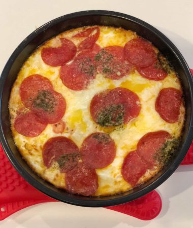 keto pizza eggs breakfast recipe