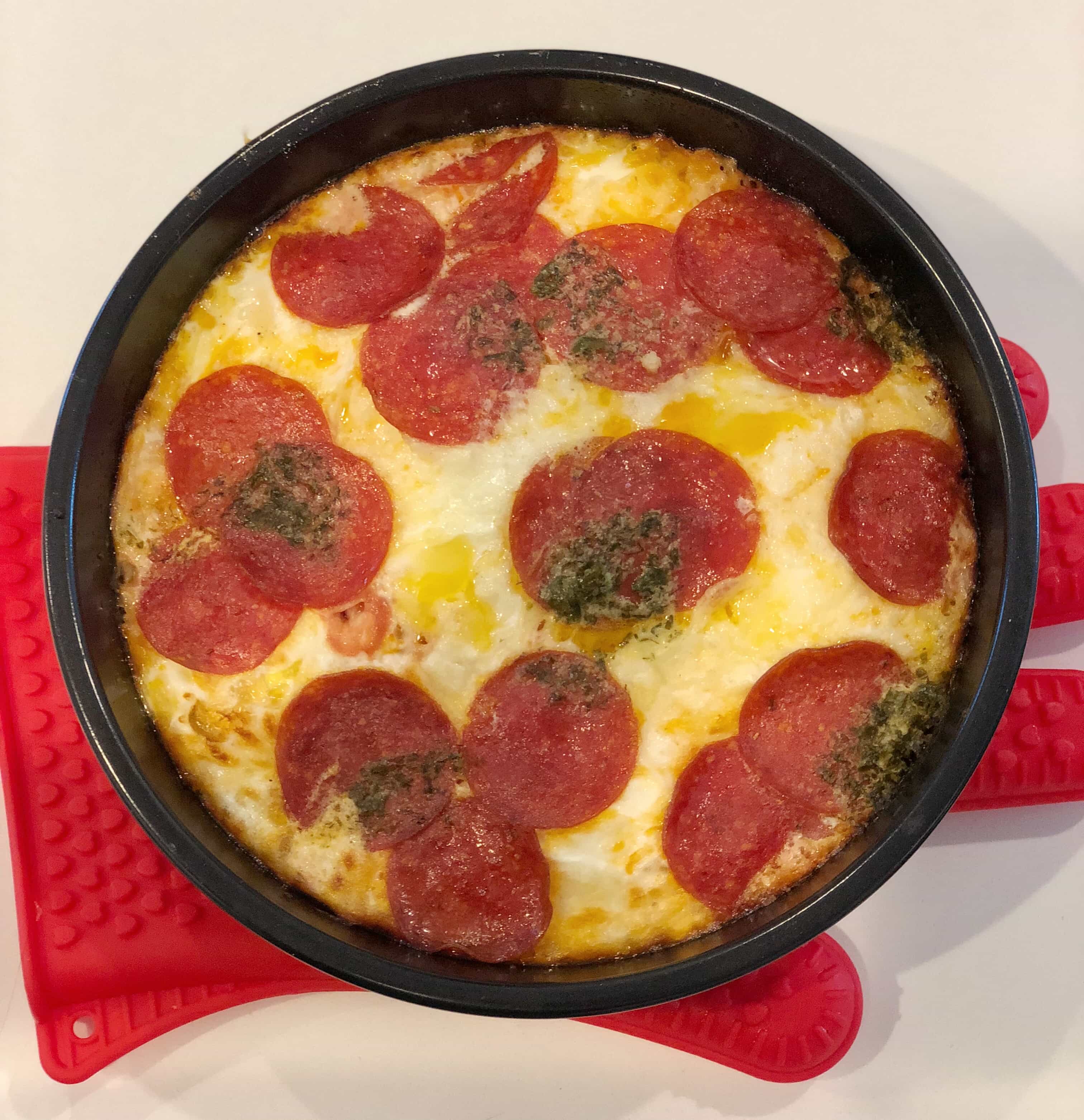 keto pizza eggs breakfast recipe